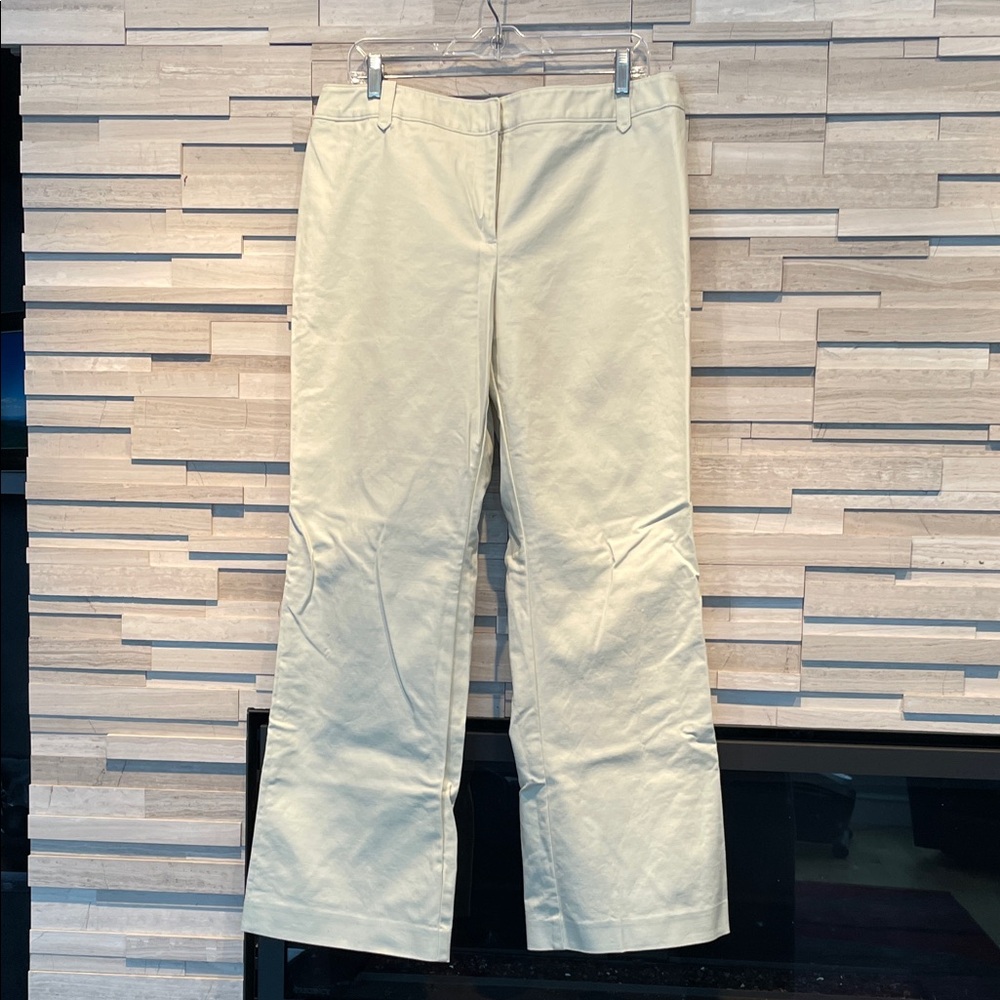 Women’s Ann Taylor Cream Wide-Leg Pants- NWOT , size 14